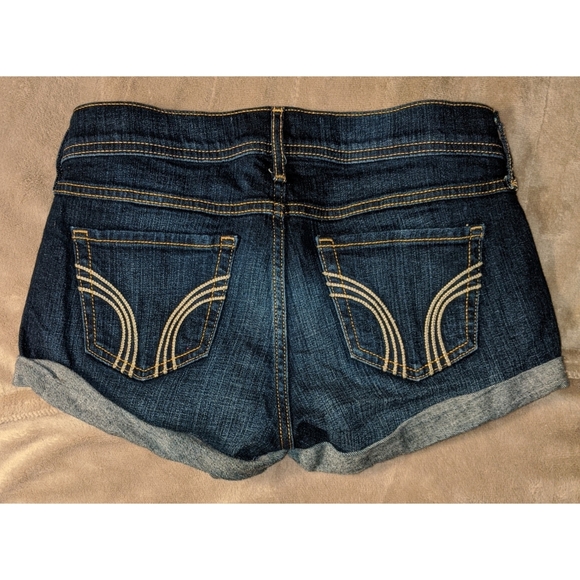 Hollister Denim Jean Shorts Low Rise 